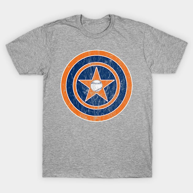 Baseball Captain Houston T-Shirt by Worldengine